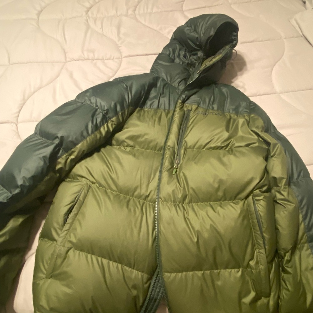 Mens marmot puffer down jacket